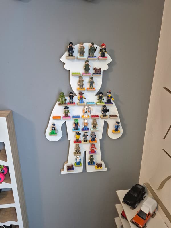 Minifigurhylla - klassisk figur