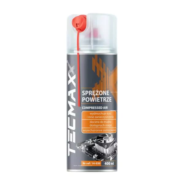 TECMAXX - Tryckluftstumlare 400ml och plastslang