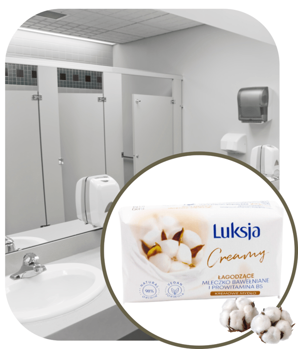 Luksja Krämig vit tvål 90g