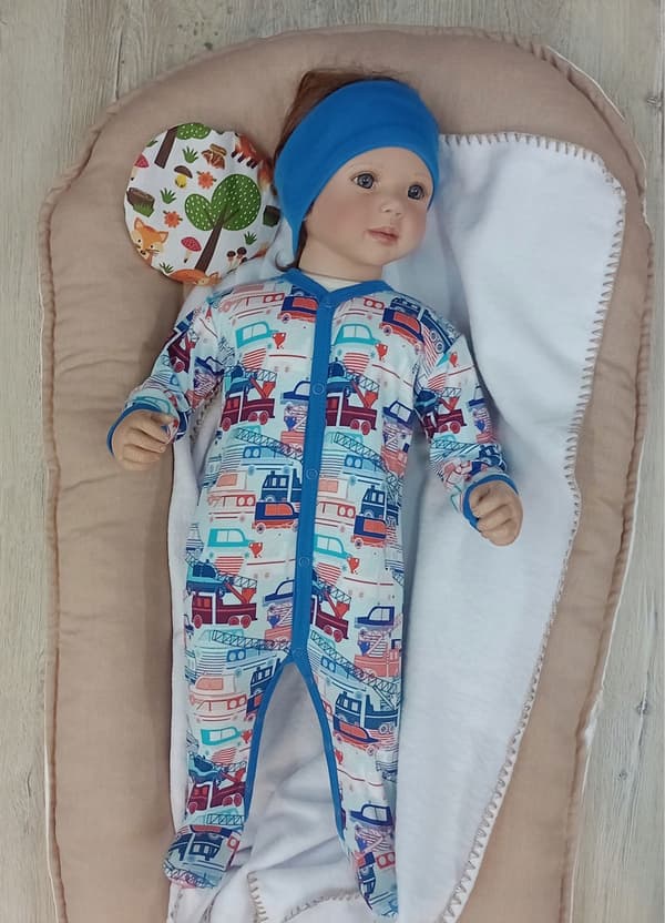 heldragt med knapper str 80 pyjamas brandvæsen