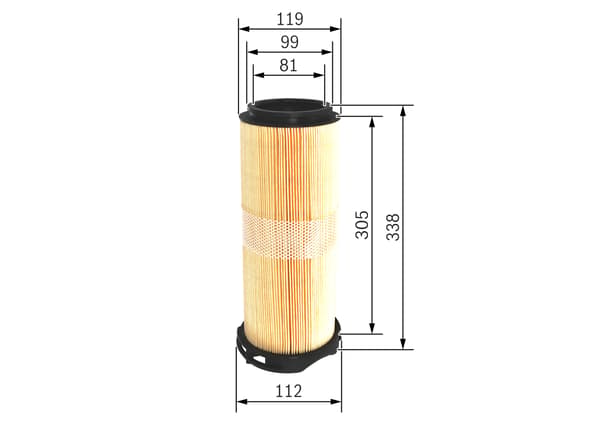 LUFTFILTER F026400214 BOSCH