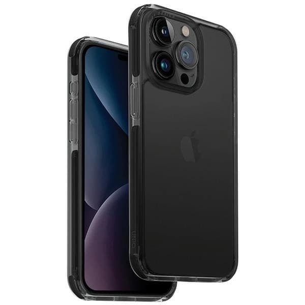 UNIQ Combat etui iPhone 15 Pro 6.1 sort/kulstofsort