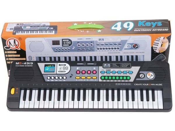 Orgel för barn musikinstrument tabletter- och mikrofonset