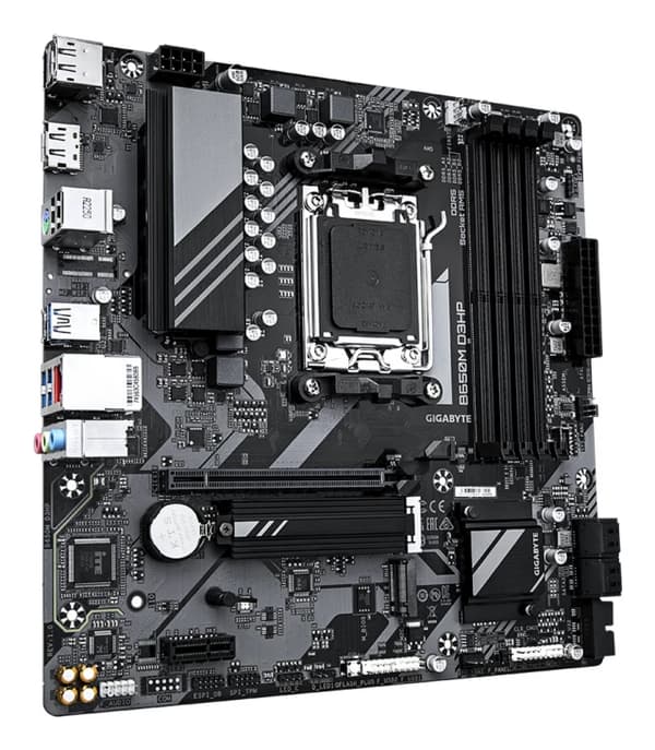 Gigabyte B650M D3HP Micro ATX bundkort, DDR5, 4K understøttelse