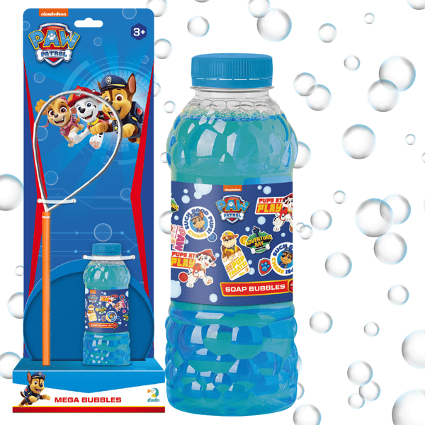 Paw Patrol Mega Bubble Maker Set Stora Bubblor Vätska 450 ml