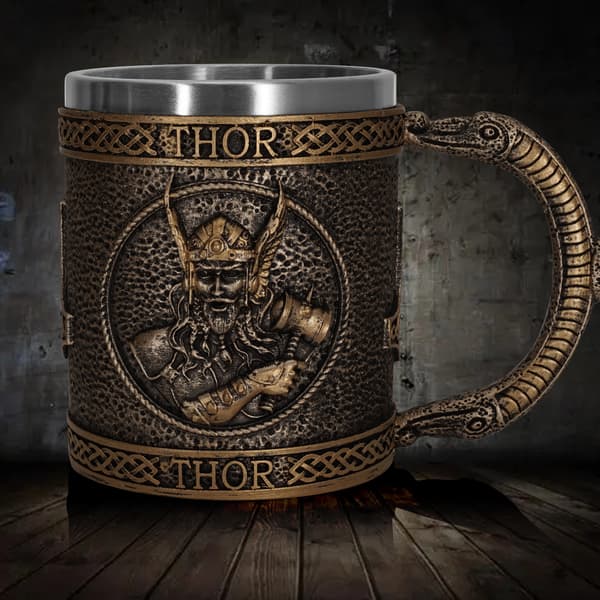 Epic Thor Storm God-mugg rostfritt stål 400ml