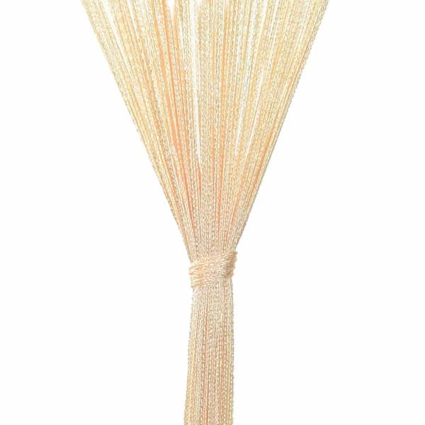 vidaXL Snörgardiner, 2-pack, 140 x 250 cm, krämfärgad