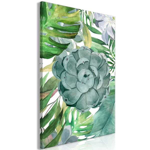 Bild - Tropisk flora (1-delad) vertikal