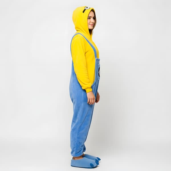 Kigurumi-pyjamas Minion-kostym M 155-165cm