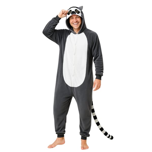 Kigurumi-pyjamas Lemur M: 155 - 165 cm