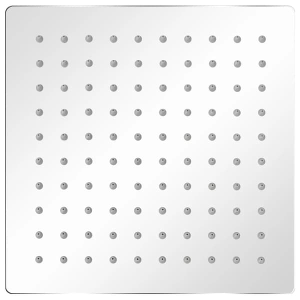 vidaXL regnbruserhoveder i rustfrit stål, 2 stk., 20 x 20 cm