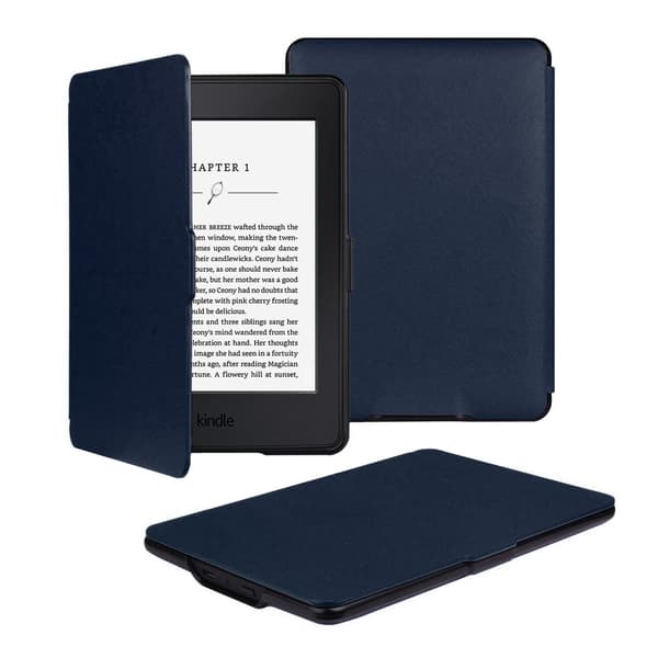 Remfodral för Kindle Paperwhite 1/2/3 (blå)