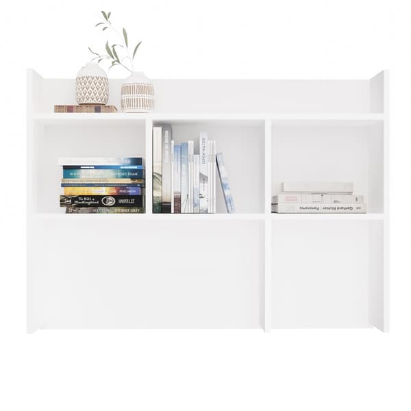 SKRIVEBORDSFORLÆNGNING 100 CM HVID BOGREOL DOKUMENTORGANIZER