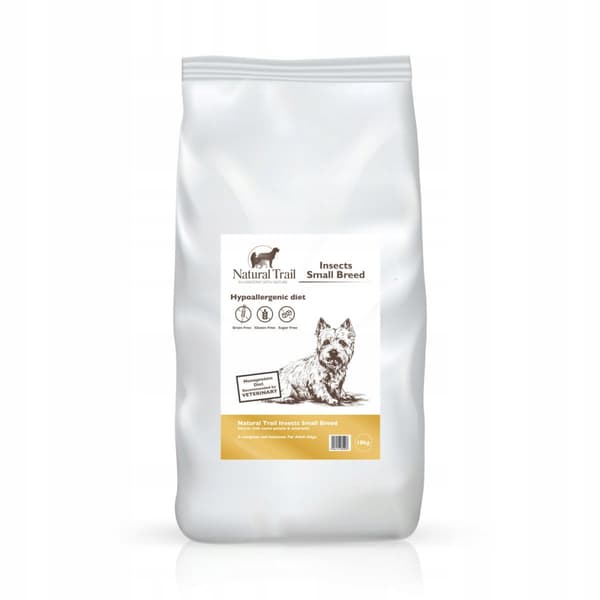 Natural Trail Premium INSEKTER Tørfoder til hunde 10 kg