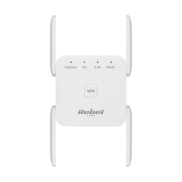 Repeater - 2,4+5 GHz trådløs netværksforstærker Rebel