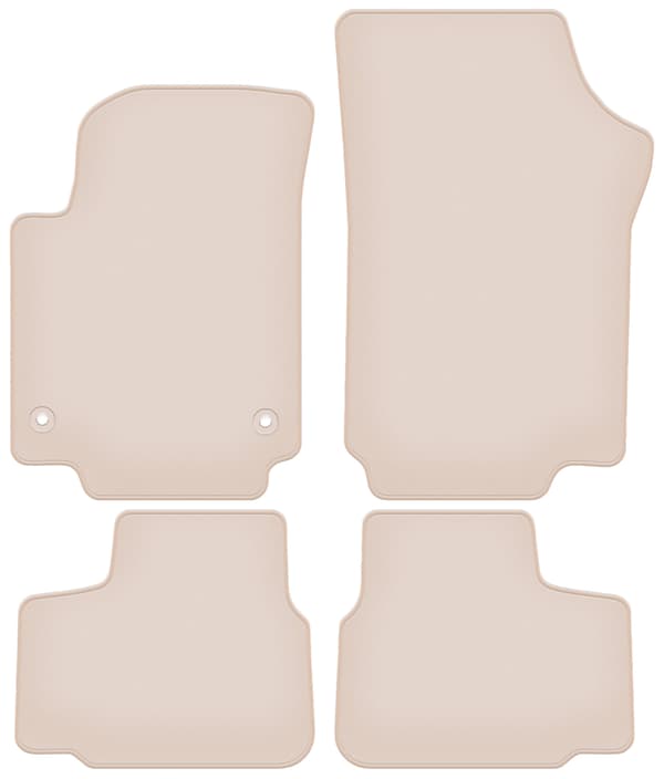 måtter PREMIUM beige til Skoda Citigo hatchback 2011-