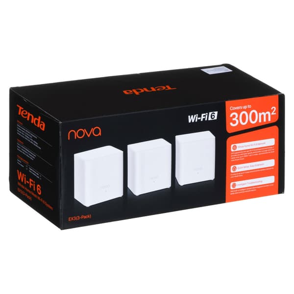 Tenda EX3 3-pack AX1500 Wi-Fi 6 1201 Mbps mesh-system