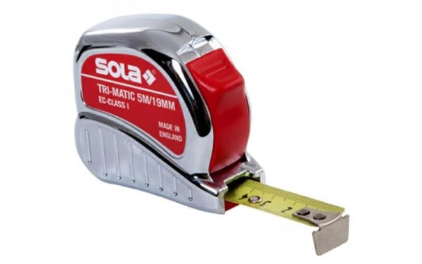 SOLA TRI-MATIC 8m rullemålebånd