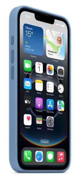 APPLE Silikone Etui til iPhone 16e Vinterblå