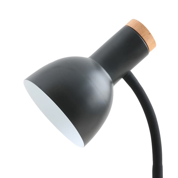 SENZA BORDLAMPE 1 E27 SORT TRÆ ITALUX TB-37263A-BK