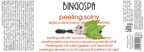 Bingospa suolasilaus vulkaanisella kivellä ja teellä