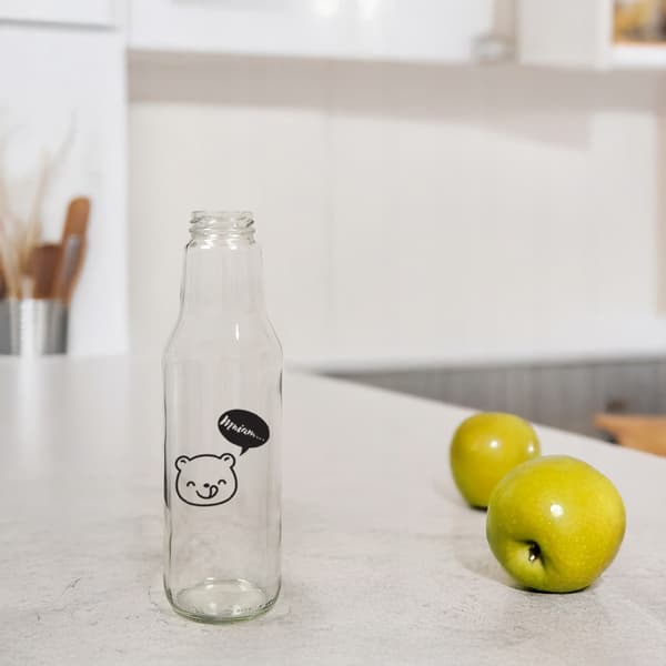 40x KUBUŚ-flaskor 750 ml med tryckflaskor för juice, sirap, vatten, mjölk, juice