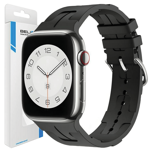 Beline Apple Watch Silikone Ultra rem 38/40/41mm sort/sort æske