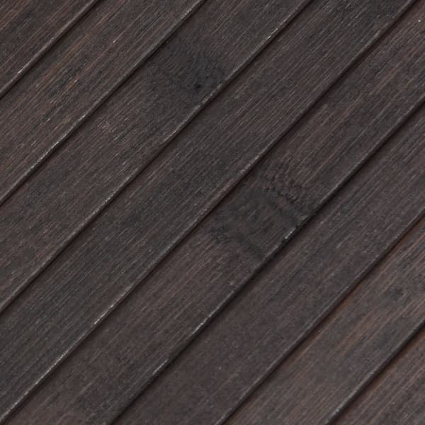 vidaXL Rektangulär matta, mörkbrun, 70x300 cm, bambu