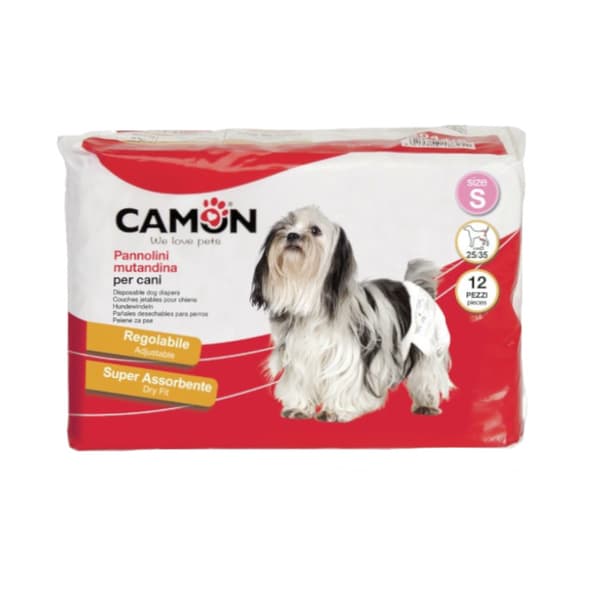 CAMON hundblöjor storlek S engångs 12 st