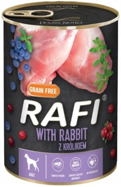 Våtfoder för hundar RAFI MIX 24x400g, olika smaker