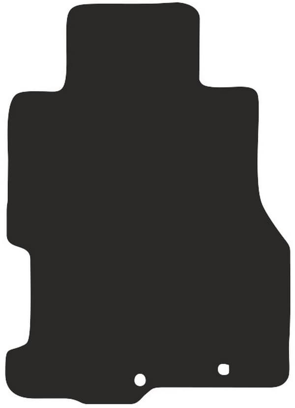 Polyamid gummet førermåtte til Honda Civic VII 5 døre 2001-2007