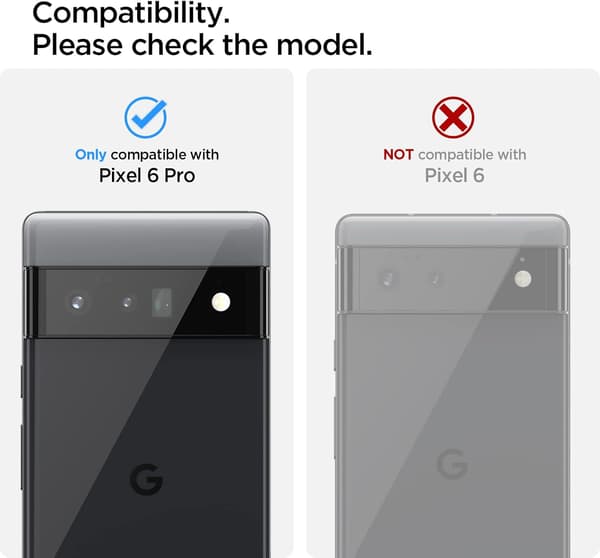 4x glasbeskyttelseskamera til Google Pixel 6 Pro - sæt med stærke linser, 9 timer