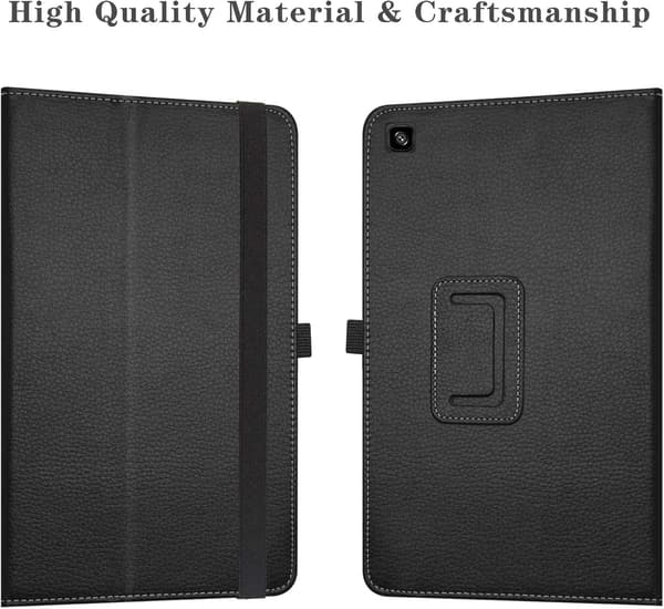 SORT LUKKET ETUI TIL SAMSUNG GALAXY TAB A7 10.4'