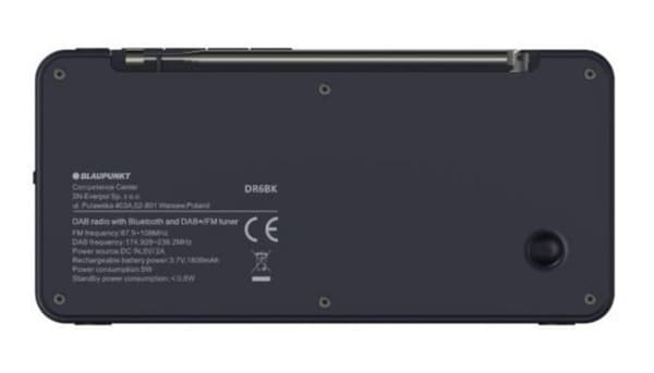 Bärbar radio BLAUPUNKT DR6BK