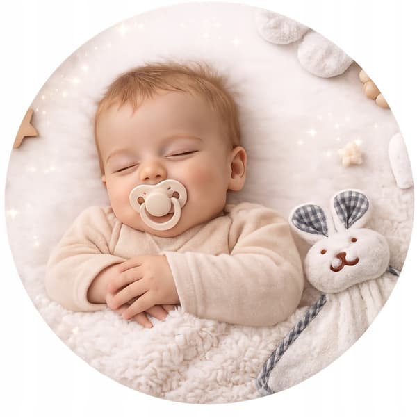 MYSIGA maskot duschhandduk mini SOOTHER BUNNY
