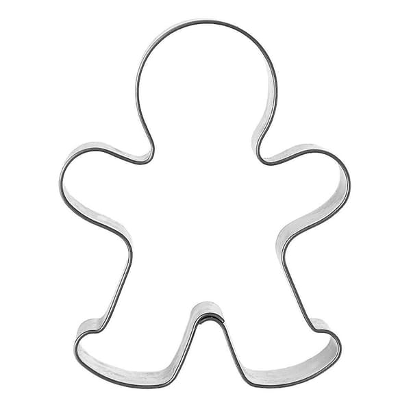 Stål kakutstickare liten man 6,5 cm