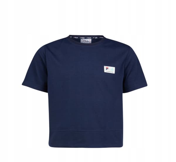 Fila barnkortärmad blus marinblå med logotyp 146-152