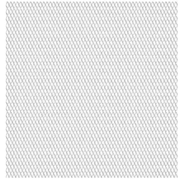vidaXL rustfrit stålnethegn 50x50 cm, 30x17x2,5 mm