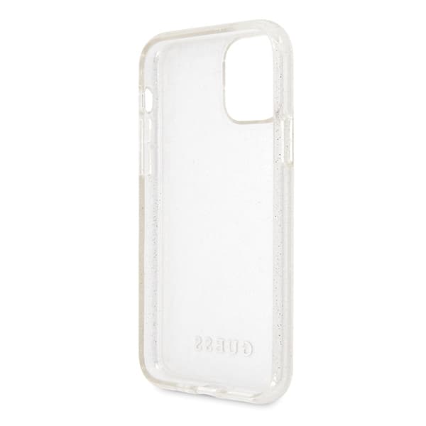 Guess GUHCN65PCGLSI iPhone 11 Pro Max silver/silver hårt skal Glitter