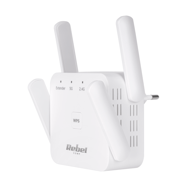 Repeater - 2,4+5 GHz trådløs netværksforstærker Rebel
