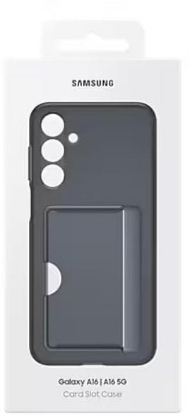 SAMSUNG Kortholder-cover til Galaxy A16, sort