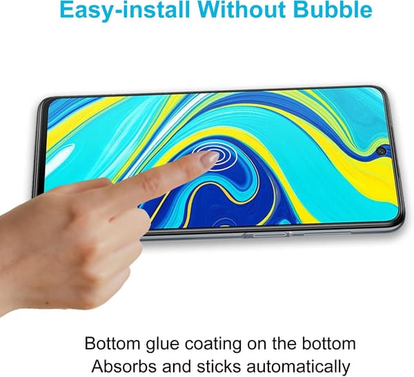 Härdat glas för XIAOMI REDMI NOTE 9S, solidt och hållbart, 2 delar