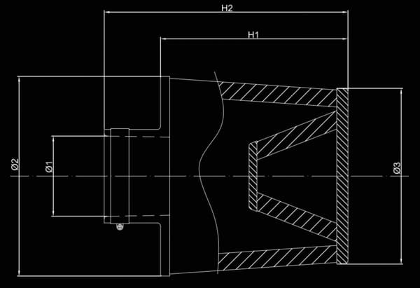 BMC KONUSLUFTFILTER (70/115/157)