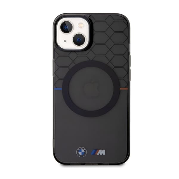BMW Pattern MagSafe - iPhone 14 Plus etui (grå)