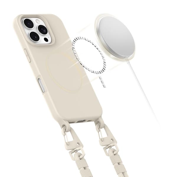 TECH-PROTECT MAGNÆSKE MAGSAFE IPHONE 16 PRO MAX COSMIC LATTE