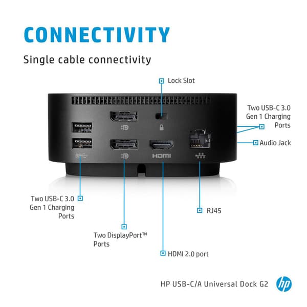 HP USB-C -telakointiasema G5, 5TW10ET#ABB