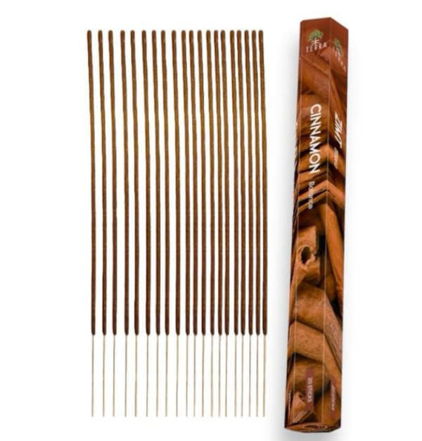 Terra Cinnamon røgelsespinde 20 stk. kanel