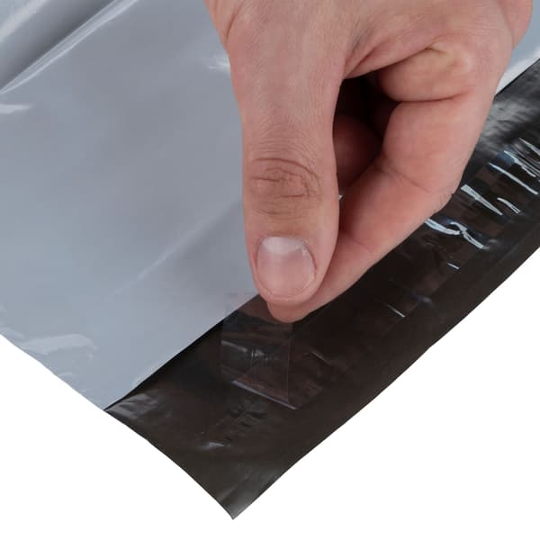 Hvide poly mailers 300x420mm 100stk.