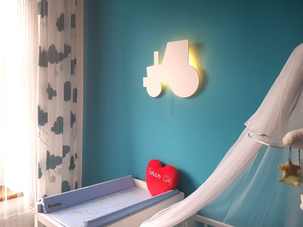 Batteridrevet LED-traktor-natlampe
