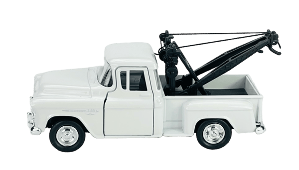 WELLY OLD TIMER 1955 CHEVY STEPSIDE BORRELASTBIL HVID 1:34 43765